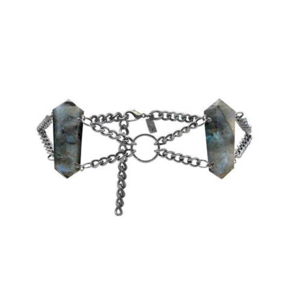 Regalrose labradorite oracle crystal choker